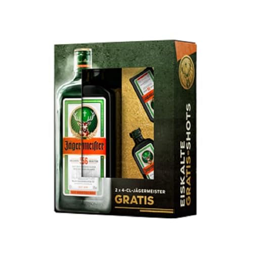 Jägermeister® Kräuterlikör 0,7 Liter Geschenkset mit 2 Miniaturen a 4cl. von Generisch