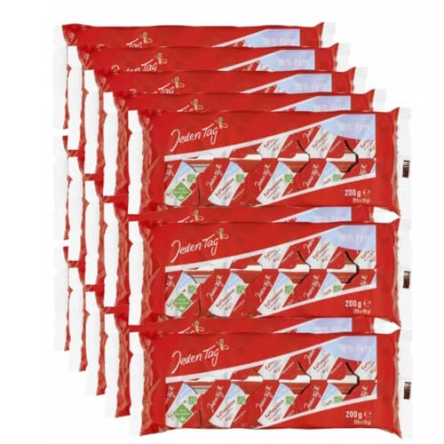 Jeden Tag Kaffeesahne 10% 20 Stück x 10 gramm x 15 Packungen mit Pufai Grocery von Generisch