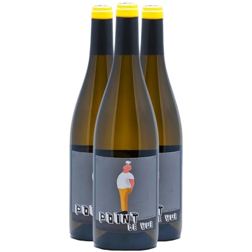 Jeff Carrel Point de Vue Weißwein 2017 - Bio - französischer Wein - Languedoc - Roussillon Frankreich - Rebsorte Chardonnay, Riesling - 3x75cl von Generisch