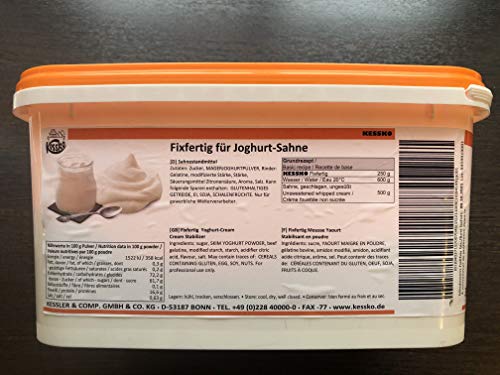 Joghurt Kessko Sahnefond 900 g, Sahnestand, Sahnesteif, Sahne 0,9 kg (Joghurt) von Generisch