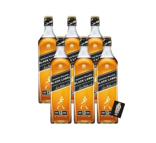 Johnnie Walker 6er-Set Black Label 6x0,7l (40% vol.) - [Enthält Sulfite] von Generisch