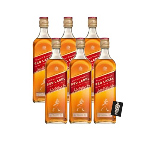 Johnnie Walker 6er-Set Red Label Blended Scotch Whisky 6x 0,7l (40% vol.) - [Enthält Sulfite] von Generisch