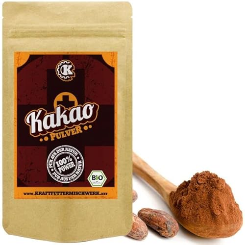 Kakaopulver (Edelkakao) Bio - 500g - Rohes Kakao Pulver - stark entölt- aus Peru von Generisch