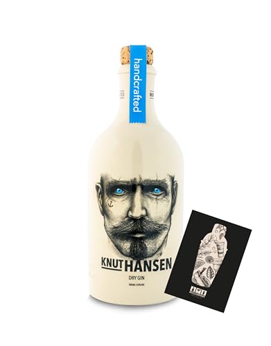 Knut Hansen Hamburg Dry Gin 0,5L (42% Vol) handcrafted Bottle - [Enthält Sulfite] von Generisch