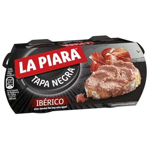 LA PIARA Iberische Schweineleberpastete LA PIARA Tapa Negra 2 Stk. x 73 g. 6er Pack. von Generisch