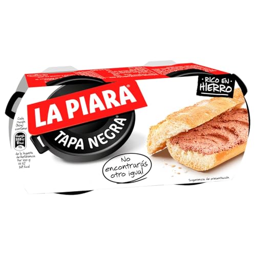 LA PIARA Schweineleberpastete LA PIARA Tapa Negra 2 Stk. x 115 g. 6er Pack. von Generisch