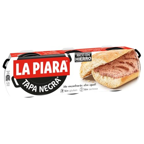 LA PIARA Schweineleberpastete LA PIARA Tapa Negra 3 Stk. x 75 g. 9er Pack von Generisch