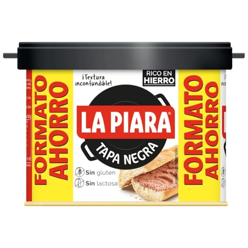 LA PIARA Schweineleberpastete LA PIARA Tapa Negra Dose 225 g. 4er Pack. von Generisch