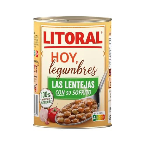 LITORAL Gekochte Linsen nach Großmutters Art LITORAL 435 g. 2er Pack von Generisch