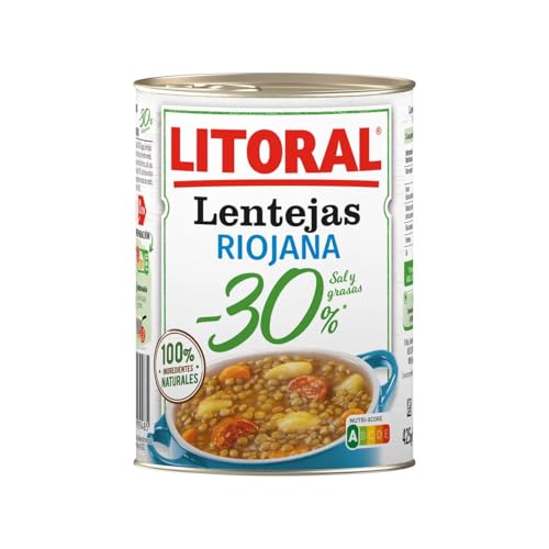 LITORAL Linsen nach Rioja-Art LITORAL 425 g. 2er Pack von Generisch