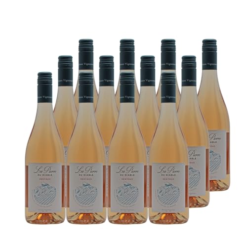 La Pierre du Diable Ventoux Rhonéa Roséwein 2023 - g.U. - Rhonetal Frankreich - Rebsorte Carignan, Cinsault, Grenache - 12x75cl von Generisch