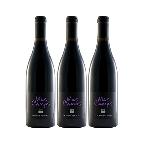 Côtes du Roussillon Villages La Ronde des Vents Rotwein 2013 - Mas Camps - g.U. - Languedoc - Roussillon Frankreich - Rebsorte Mourvèdre, Syrah, Grenache - 3x75cl von Generisch