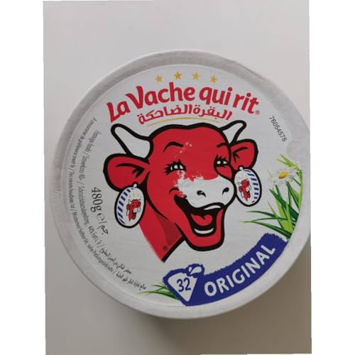 La Vache qui rit Original Schmelzkäse – 32 Portionen (480 g) – Cremiger Genuss aus Frankreich von Generisch