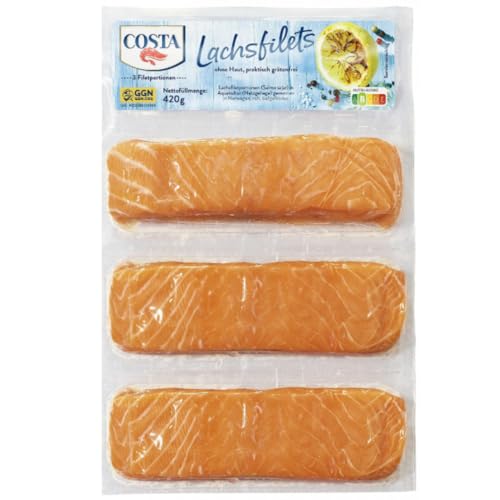 Lachs filets, Lachsfilets 420 Gramm von Generisch