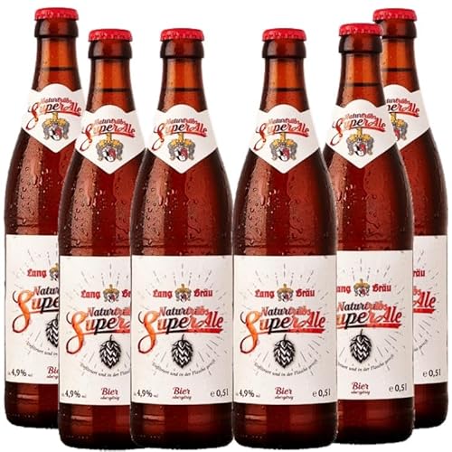 Lang Bräu Super Ale (Mehrweg inkl. Pfand) 6 Flaschen 0,5L Alk. 4,9% vol. von Generisch