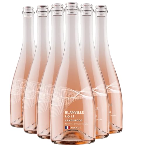 Languedoc Blanville Roséwein 2023 - Blanville - g.U. - Languedoc - Roussillon Frankreich - Rebsorte Grenache, Syrah, Cinsault - 6x75cl von Generisch