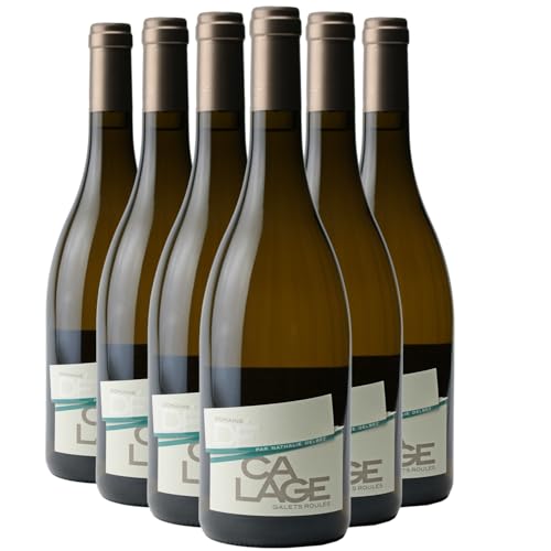 Languedoc Galets Roulés Weißwein 2023 - Bio - Domaine DeCalage - g.U. - Languedoc - Roussillon Frankreich - Rebsorte Carignan blanc, Rolle, Roussanne - 6x75cl von Generisch