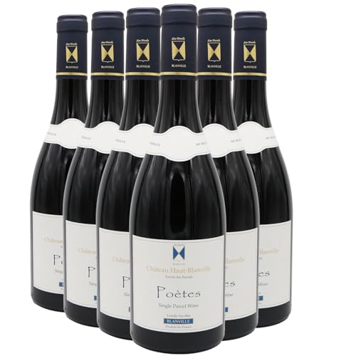 Languedoc Grès de Montpellier Poètes Rotwein 2020 - Château Haut-Blanville - g.U. - Languedoc - Roussillon Frankreich - Rebsorte Mourvèdre - 6x75cl von Generisch