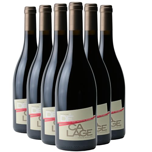 Languedoc Grès de Montpellier Trois Amours Rotwein 2023 - Bio - Domaine DeCalage - g.U. - Languedoc - Roussillon Frankreich - Rebsorte Grenache, Syrah, Carignan - 6x75cl von Generisch