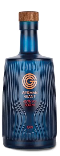 Lantenhammer German Giant GIN 0,5l 45% vol. Spezialität Sommergetränk mit Farbenspiel Geschenkidee mit Geschmack von Generisch