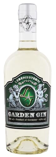 Lebensstern® Garden Gin – Feinster Premium Gin mit frischen Botanicals 43% Vol. 0,7 Liter von Generisch