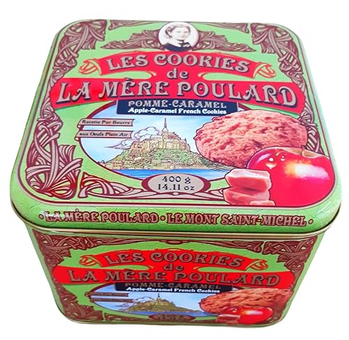 Les Cookies De La MÈre Poulard Pomme Caramel 400g | Franzöisches Feingebäck mit Äpfel und Karamellgeschmack von Generisch