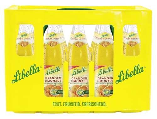 Libella Orangenlimonade, 20 x 0,5 l Flaschen, inkl. Mehrweg Pfand, Fruchtig Erfrischend von Generisch