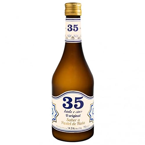 Pastel de Nata Likör aus Portugal 0,7L Flasche - Licor 35 von Generisch