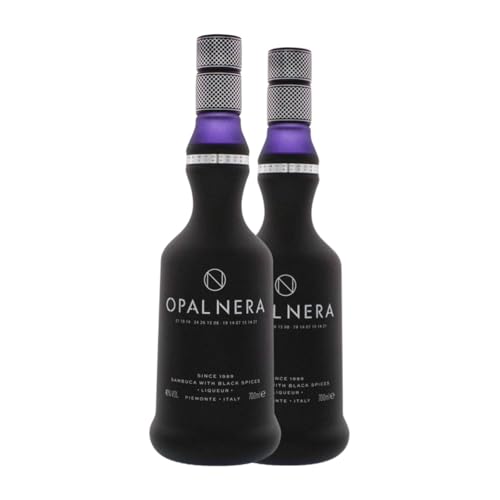 Liköre Luigi Francoli Opal Nera Sambuca Ghemme 70 cl (Karton mit 2 Flaschen von 70 cl) von Generisch