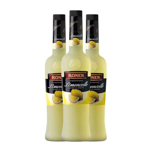 Liköre Roner Limoncello Zitronenlikör 70 cl (Karton mit 3 Flaschen von 70 cl) von Generisch