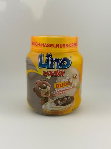 Lino Lada Duo Milch-Haselnuss-Creme, Glutenfrei, 350g von Generisch