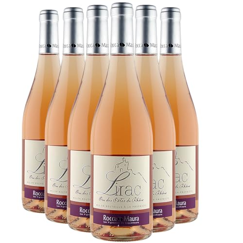 Lirac Roséwein 2023 - Rocca Maura Les Vignerons de Roquemaure - g.U. - Rhonetal Frankreich - Rebsorte Grenache, Carignan, Syrah - 6x75cl von Generisch