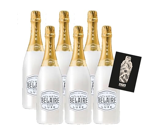 Luc Belaire France 6er Set - 6x 0,75L Fantom Edition Rare Luxe mit beleuchtetem Label (12,5% vol.)- [Enthält Sulfite] von Generisch