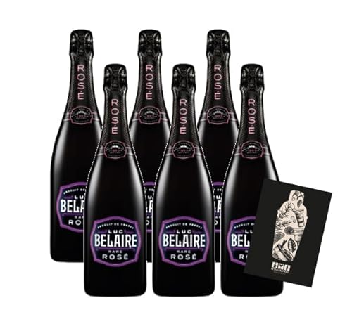 Luc Belaire France 6er Set -6x0,75 Rare Rose Fantom Edition mit beleuchtetem Label (12,5% vol.)- [Enthält Sulfite] von Generisch