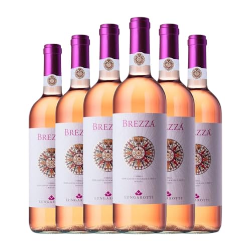 Lungarotti Brezza Rosato Umbria 75 cl Rosé-Wein (Karton mit 6 Flaschen von 75 cl) von Generisch