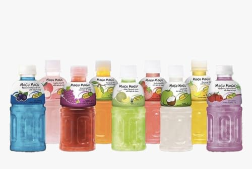 MOGU MOGU Drink Fruchtsaft und Erfrischungs Getränk mit 9 Geschmacksrichtungen aus Thailand von Generisch