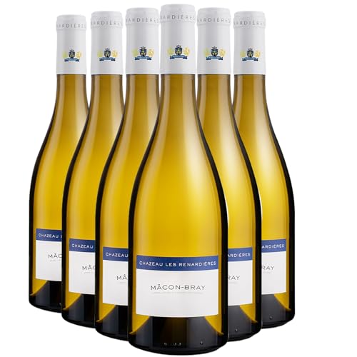 Mâcon Bray Weißwein 2021 - Chazeau Les Renardières - g.U. - Burgund Frankreich - Rebsorte Chardonnay - 6x75cl von Generisch