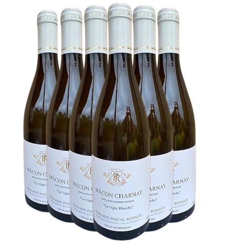 Mâcon Charnay-lès-Mâcon La Vigne Blanche Weißwein 2022 - Domaine Pascal Renaud - g.U. - Burgund Frankreich - Rebsorte Chardonnay - 6x75cl von Generisch