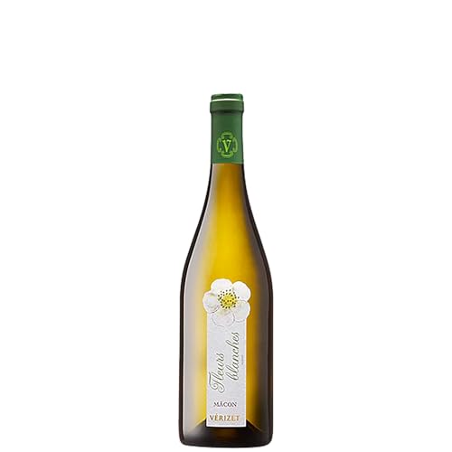 Mâcon Villages Fleurs Blanches Weißwein 2020 - Vérizet - g.U. - Burgund Frankreich - Rebsorte Chardonnay - 75cl von Generisch