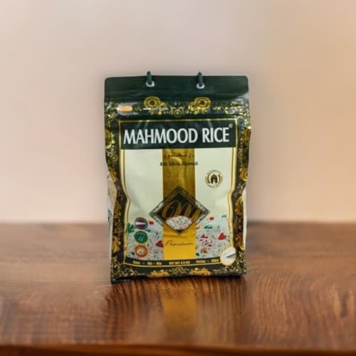 Mahmood Premium XXL White Basmati Reis 4,5 kg – Aromatischer Langkornreis, Perfekt für Asiatische & Indische Gerichte von Generisch