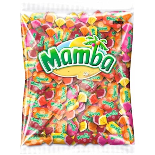 Mamba Kaubonbons 1kg Karneval Fasching Mix von Generisch