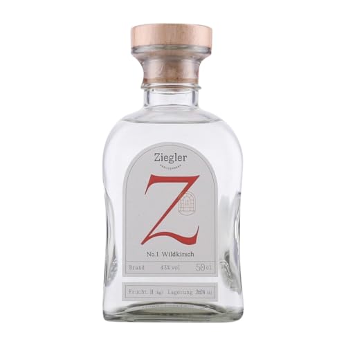 Marc Edelbrände Ziegler Nº 1 Wildkirsch Medium Flasche 50 cl von Generisch