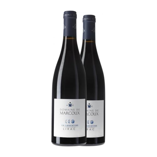 Marcoux La Lorentine Lirac 75 cl Rotwein (Karton mit 2 Flaschen von 75 cl) von Generisch