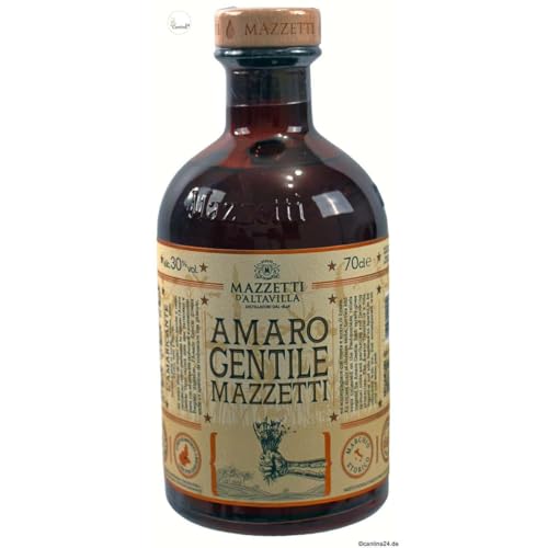 Mazzetti d'Altavilla, Amaro Gentile, Kräuterlikör aus Italien, 30% vol., 700 ml. von Generisch