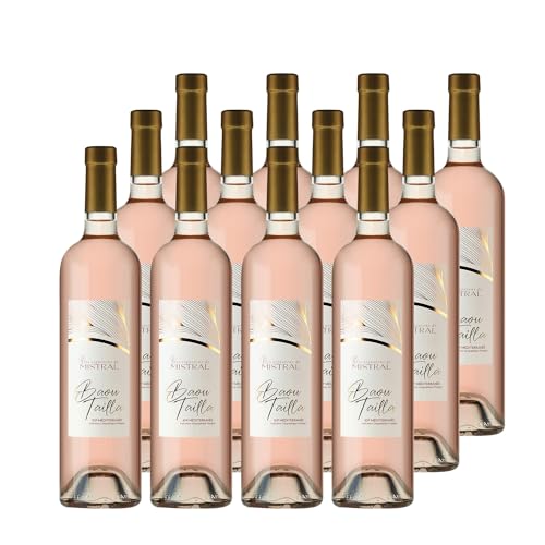 Méditerranée Baou Tailla Roséwein 2023 - Les Vignerons de Mistral - Rebsorte Merlot, Grenache, Chenanson - 12x75cl von Generisch