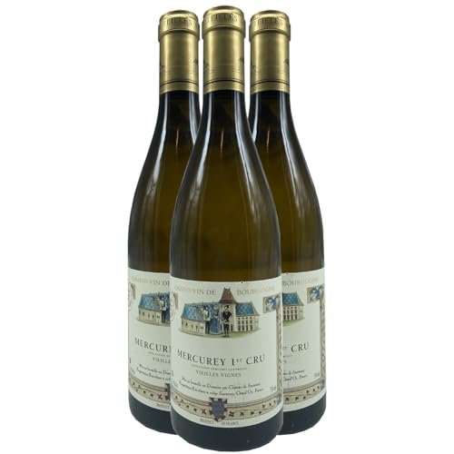 Mercurey 1er Cru Vieilles Vignes Weißwein 2022 - Château de Santenay - g.U. - Burgund Frankreich - Rebsorte Chardonnay - 3x75cl von Generisch