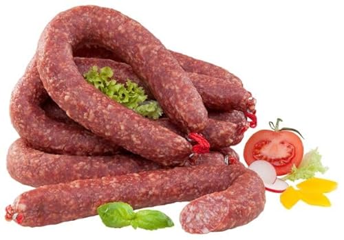 Mettwurst luftgetrocknet im Ring Ostfriesische Landmettwurst von Schlachterei Diedrich Eckhoff (200g) Ideal als Geschenk - qualitativ hochwertige, regional produzierte Fleischwaren von Generisch