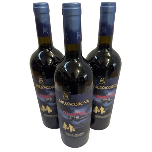 Mezzacorona, Dinotte Red Blend Rosso IGT 2022, Rotwein aus Italien, 750 ml, 3er Set von Generisch