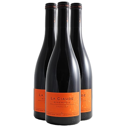 Minervois La Ciaude Rotwein 2021 - Domaine Anne Gros et Jean-Paul Tollot - g.U. - Languedoc - Roussillon Frankreich - Rebsorte Syrah, Grenache, Carignan - 3x75cl von Generisch