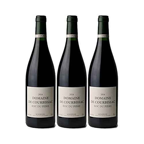 Minervois Roc du Pière Rotwein 2014 - Bio - Domaine de Courbissac - g.U. - Languedoc - Roussillon Frankreich - Rebsorte Mourvèdre, Syrah - 3x75cl von Generisch